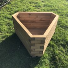 Triangle Wooden Planter