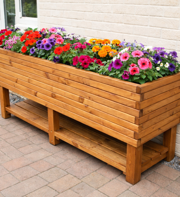Planter With Partitions